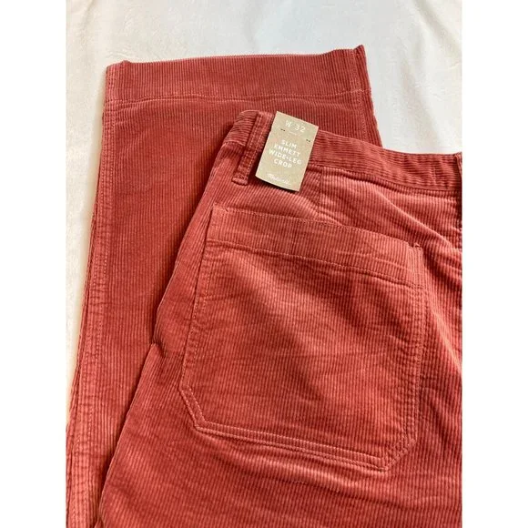 Madewell Slim Emmett Wide-Leg Crop Pants Size 32 - Picture 7 of 7